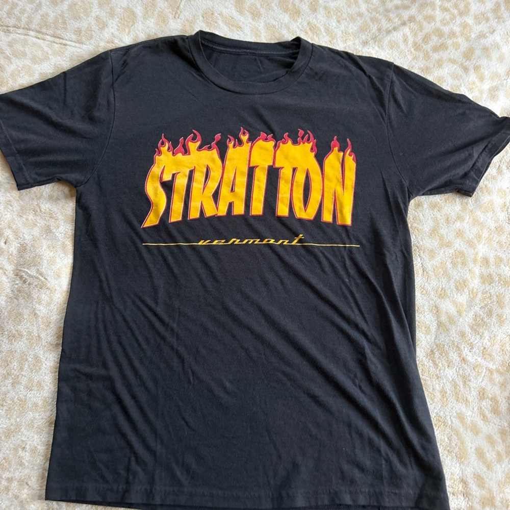 Stratton Vermont Black Tshirt